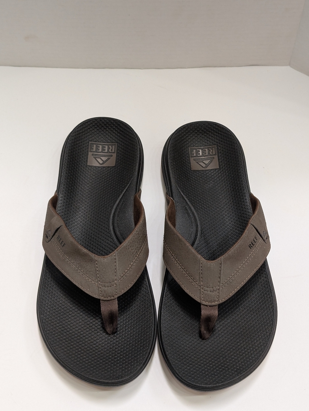 REEF SANDALS Men's Size 12 M Brown Cushion Spring 2.0 Flip Flops